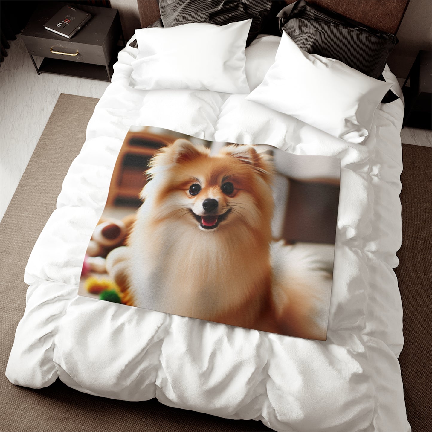 German Spitz Sweatshirt Blanket