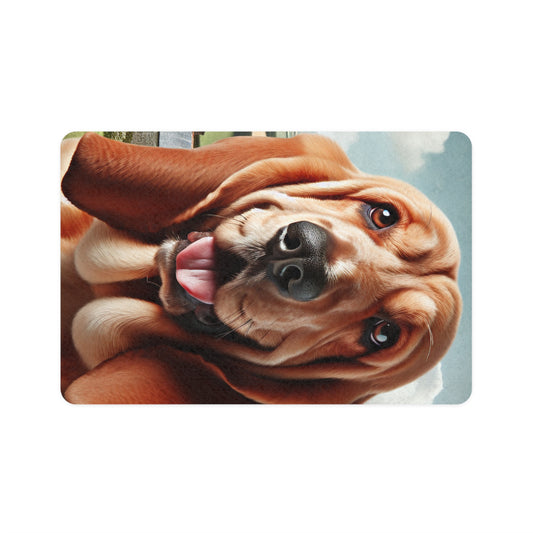 Vertical Pet Food Mat (12x18) - Basset Fauve de Bretagne