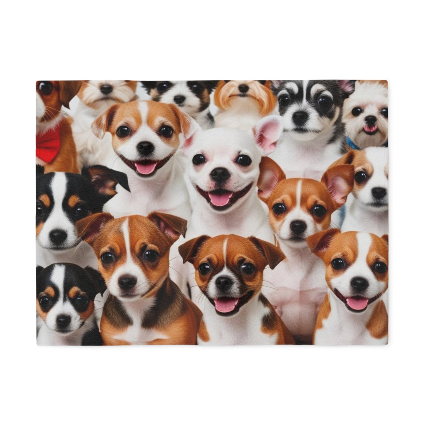 Tiny Dogs Sweatshirt Blanket