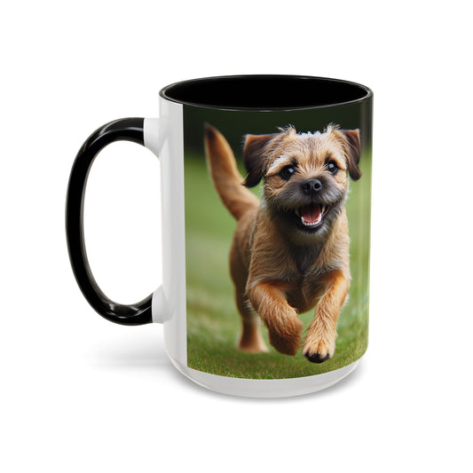Border Terrier Accent Coffee Mug - Perfect Gift for Dog Lovers