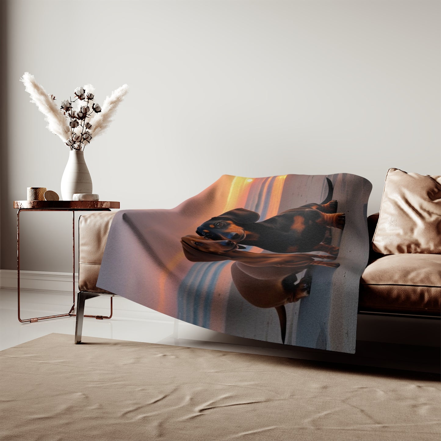 Dachshund Love Sweatshirt Blanket