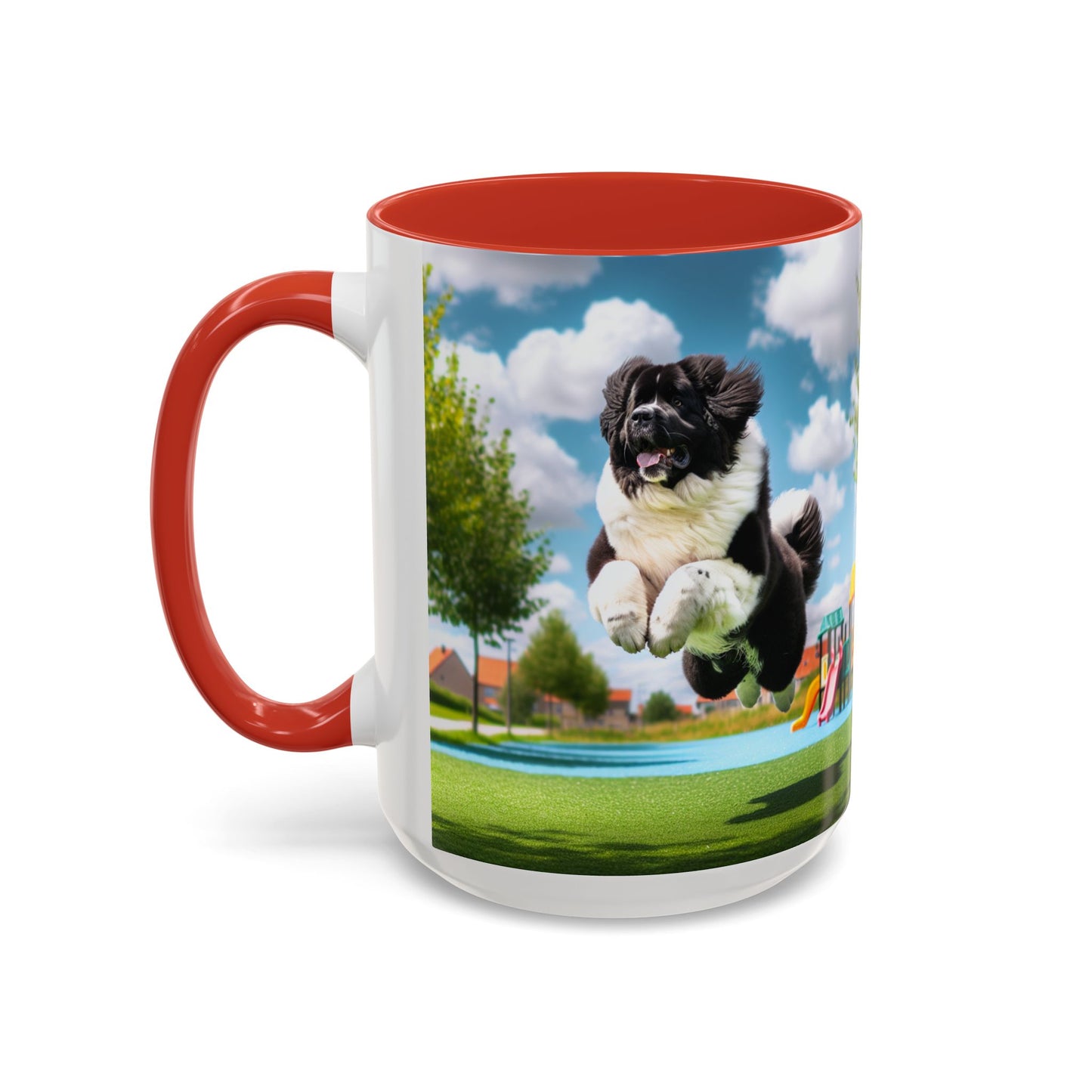 Taza de café con acento Landseer: el regalo perfecto para los amantes de los perros