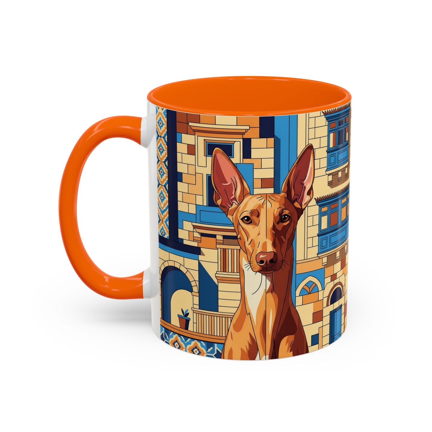 Taza de café con diseño de Pharaoh Hound: el regalo perfecto para los amantes de los perros.