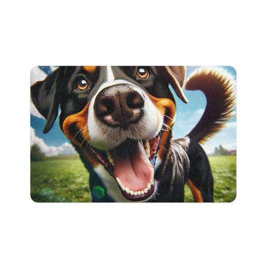 Pet Food Mat (12x18) - Greater Swiss Mountain Dog