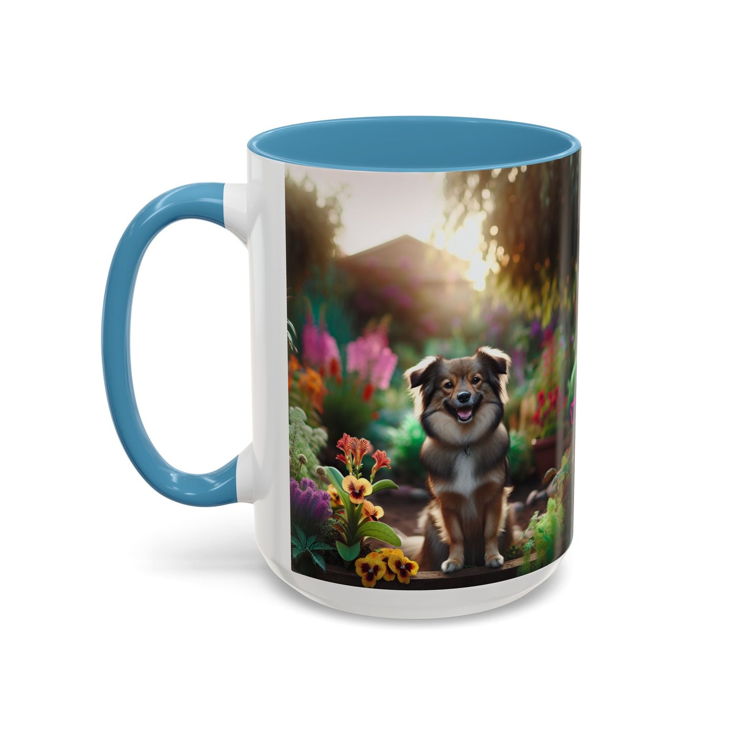 Taza de café con orquídea inca peruana: el regalo perfecto para los amantes de los perros.