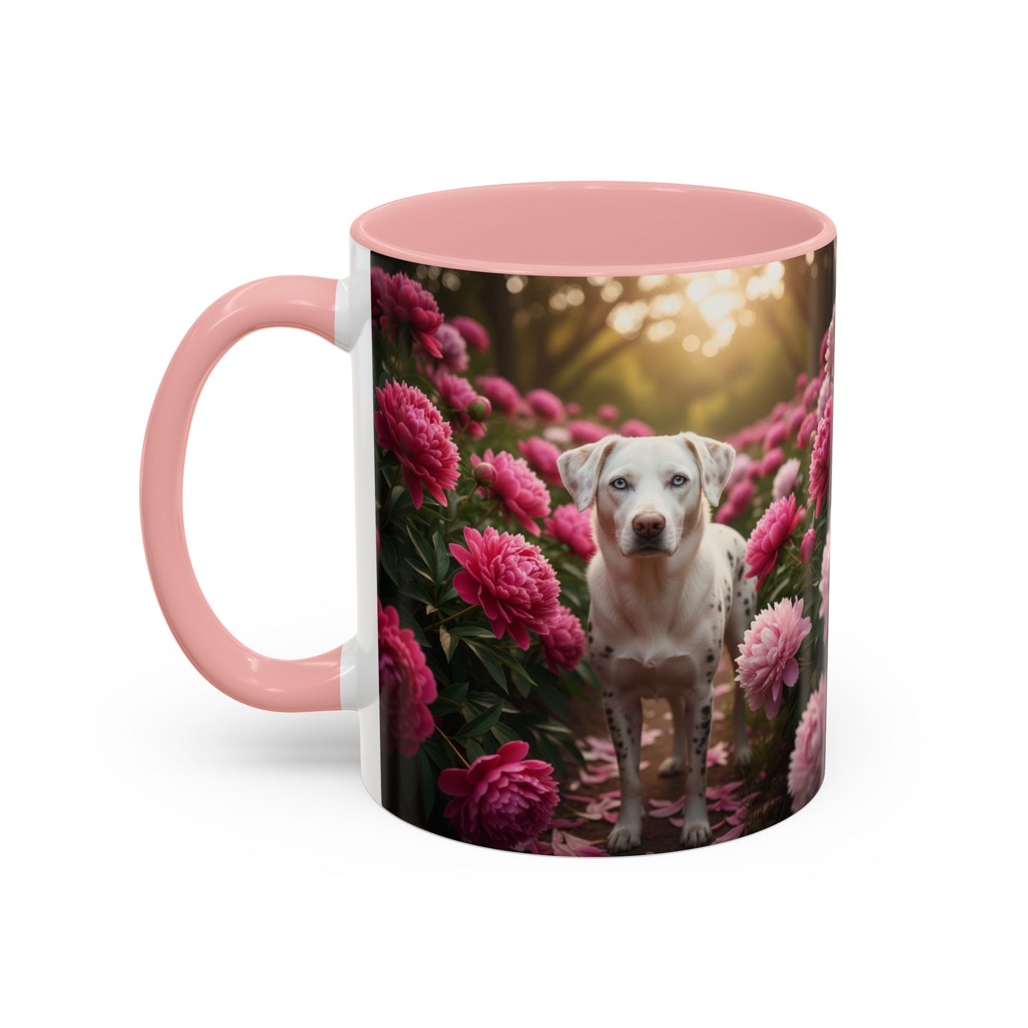 Catahoula Leopard Dog Accent Mug – Ceramic Coffee Cup