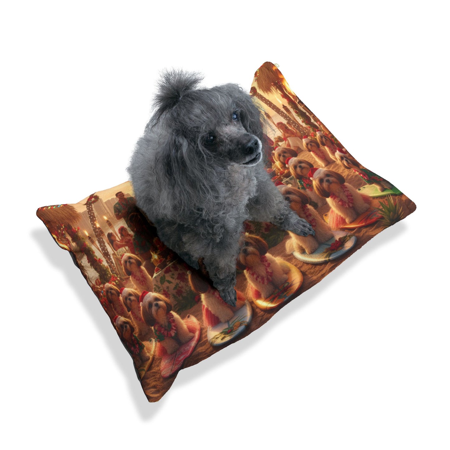 Hawaiian Holiday Luau Pet Bed