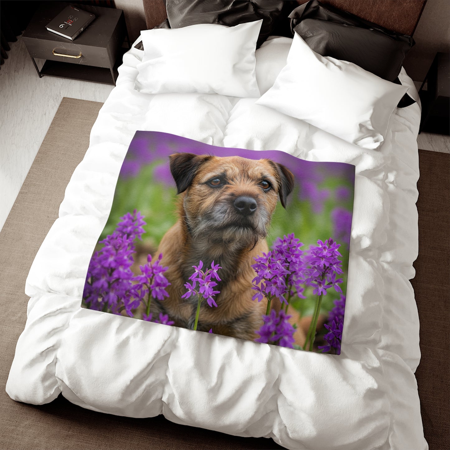 Border Terrier Sweatshirt Blanket