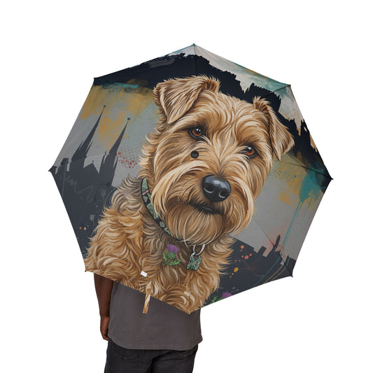 Glen of Imaal Terrier Semi-Automatic Foldable Umbrella