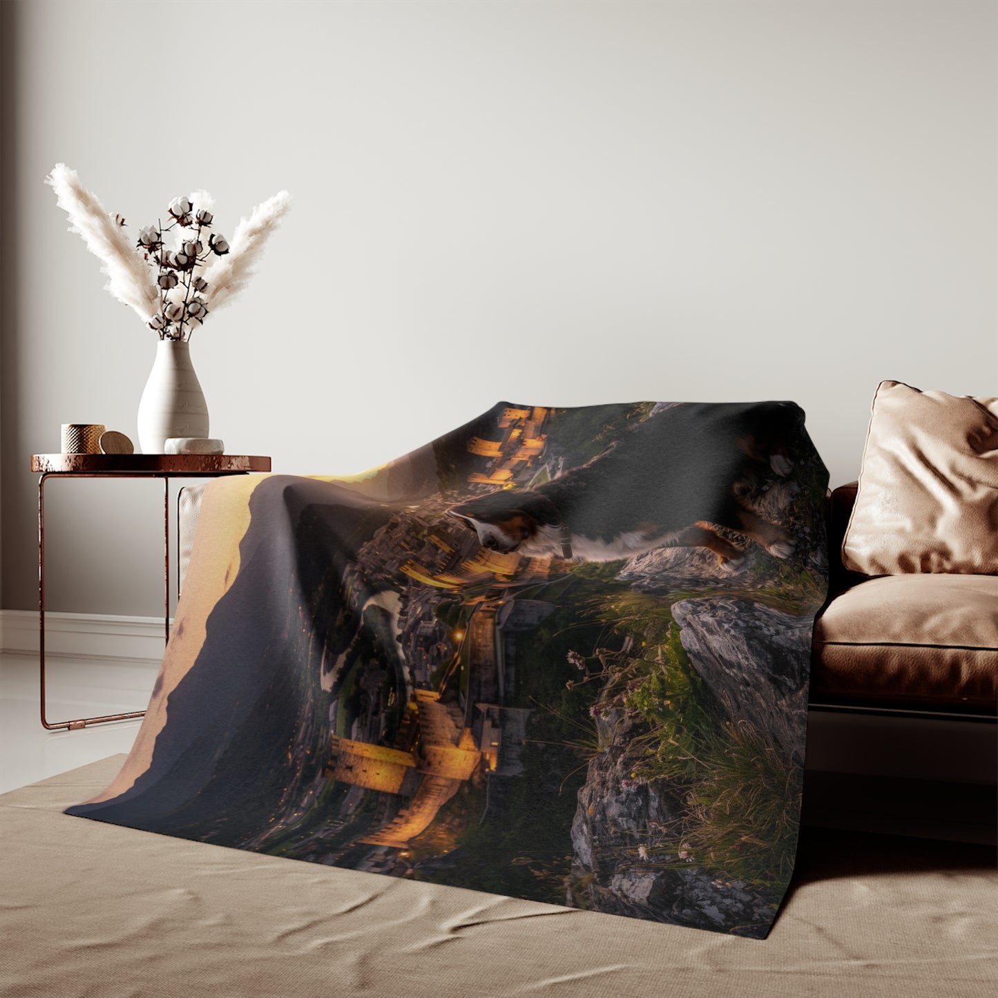 Bernese Mountain Dog Blanket