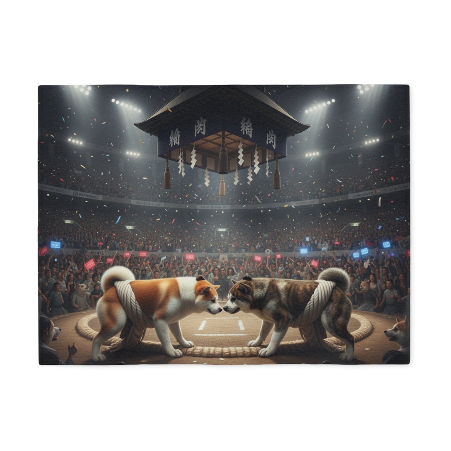 Akita Sweatshirt Blanket