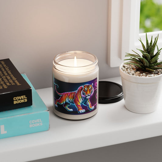 Psychedelic Tiger- Scented Soy Candle, 9oz