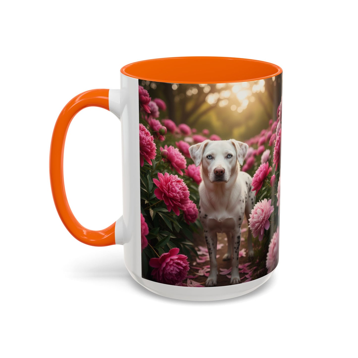 Catahoula Leopard Dog Accent Mug – Ceramic Coffee Cup
