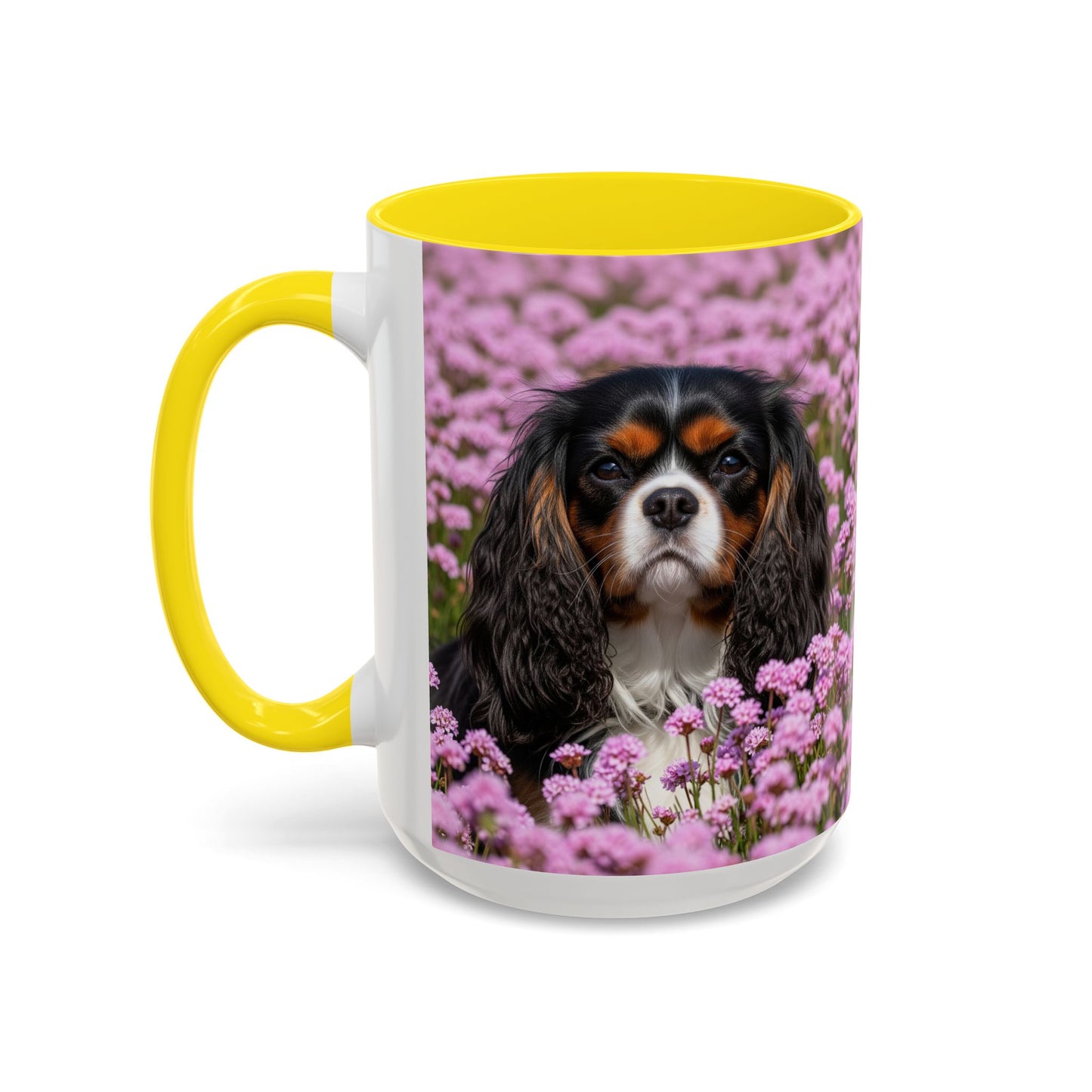 Taza de café con detalles de King Charles Spaniel: el regalo perfecto para los amantes de los perros.