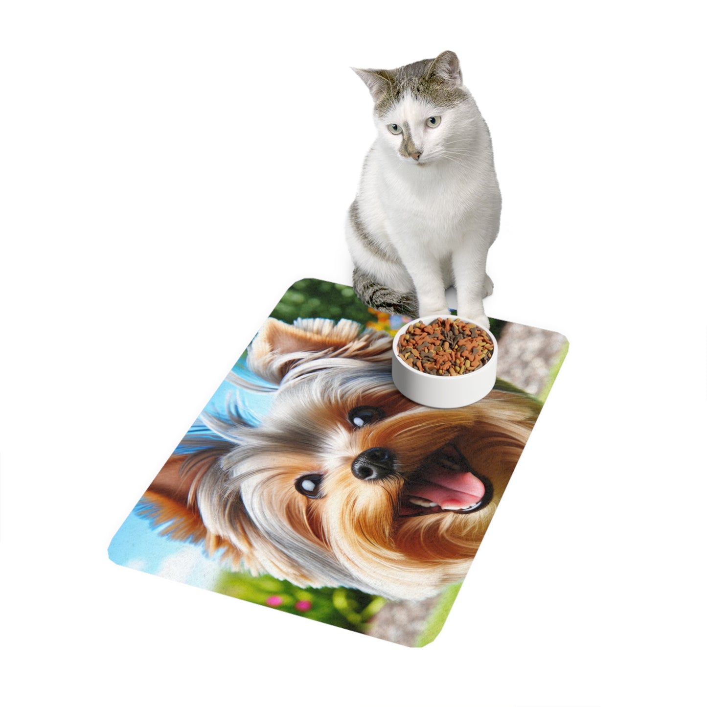 Pet Food Mat (12x18) - Australian Silky Terrier