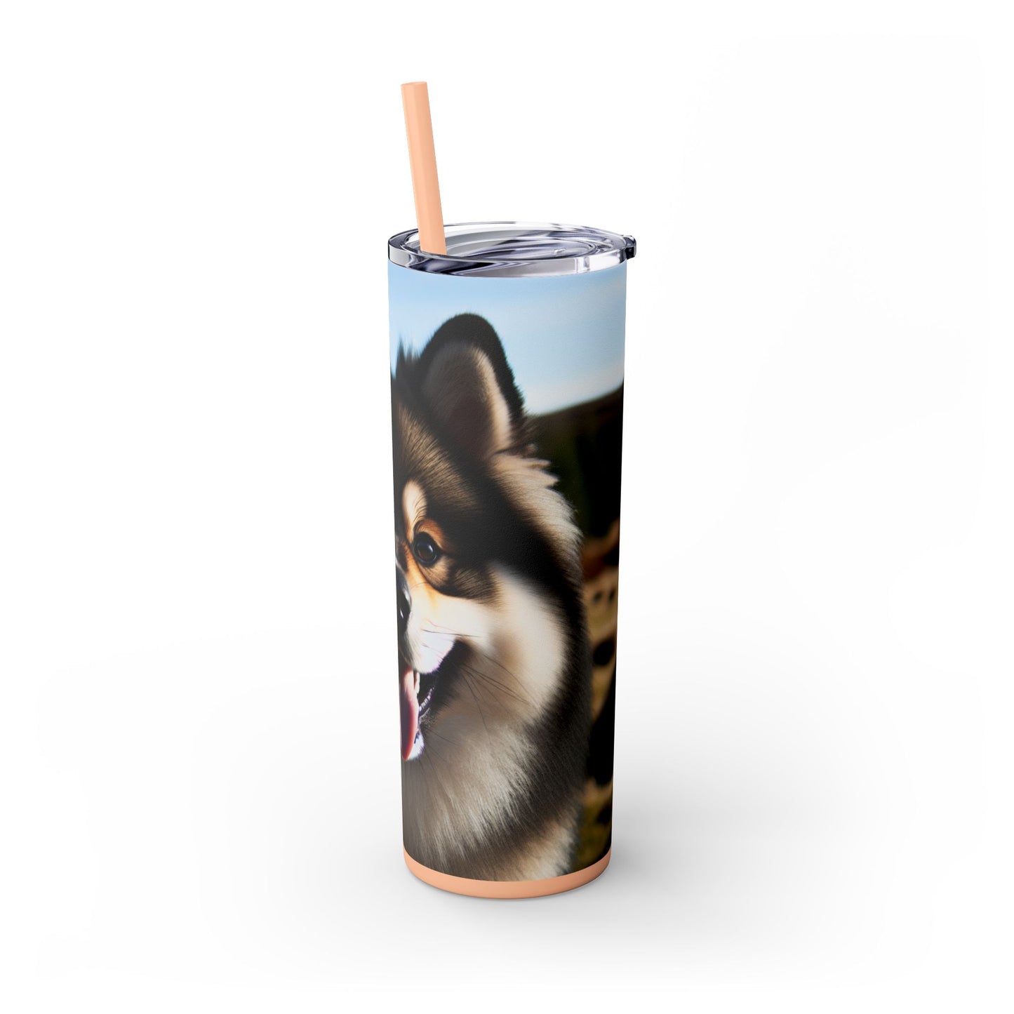 Norwegian Buhund Tumbler with Straw, 20oz