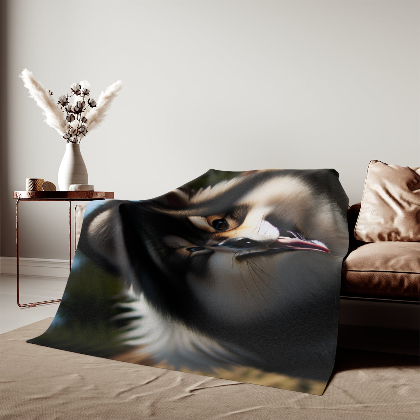 Norwegian Buhund Sweatshirt Blanket