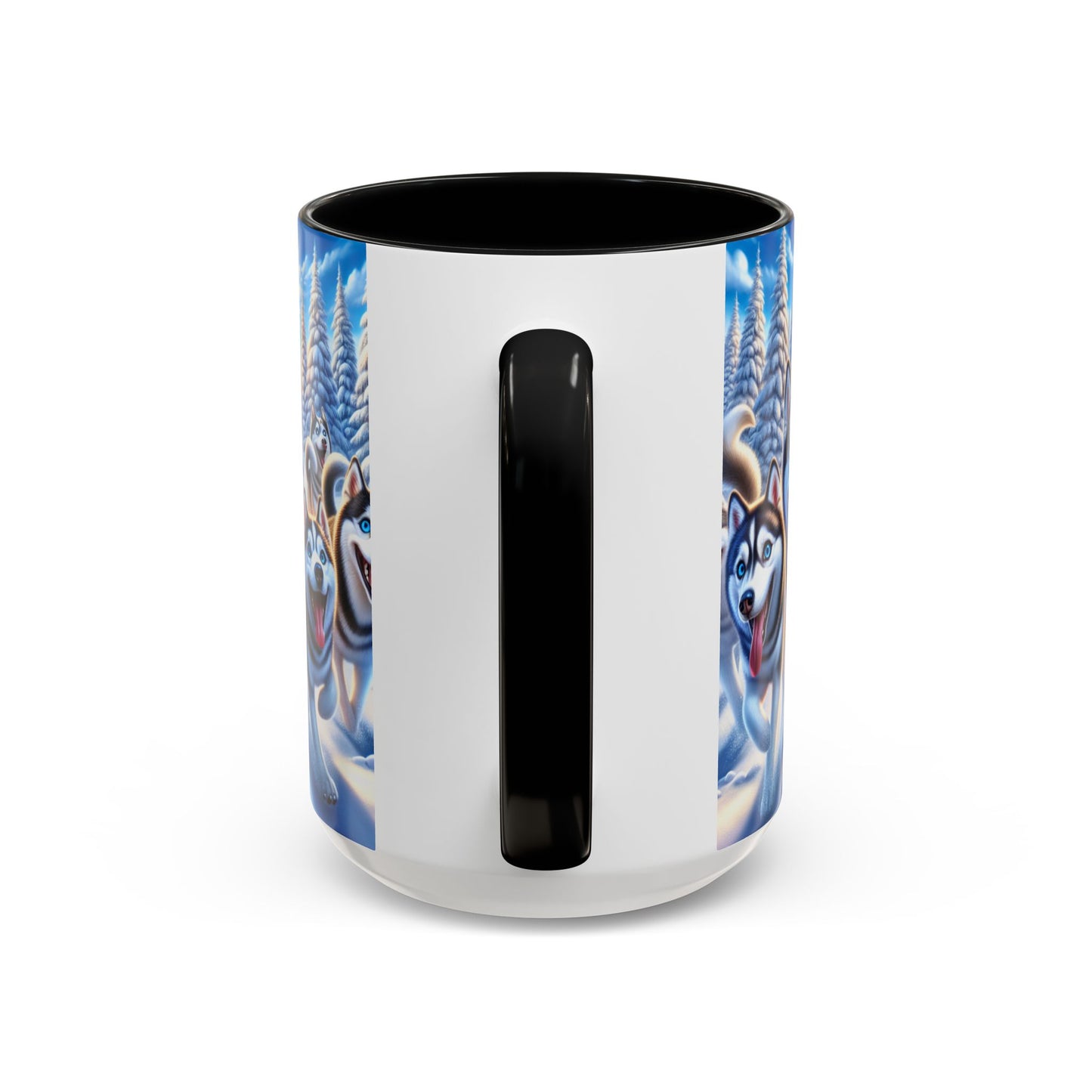 Siberian Husky Accent Coffee Mug - Perfect Gift for Dog Lovers