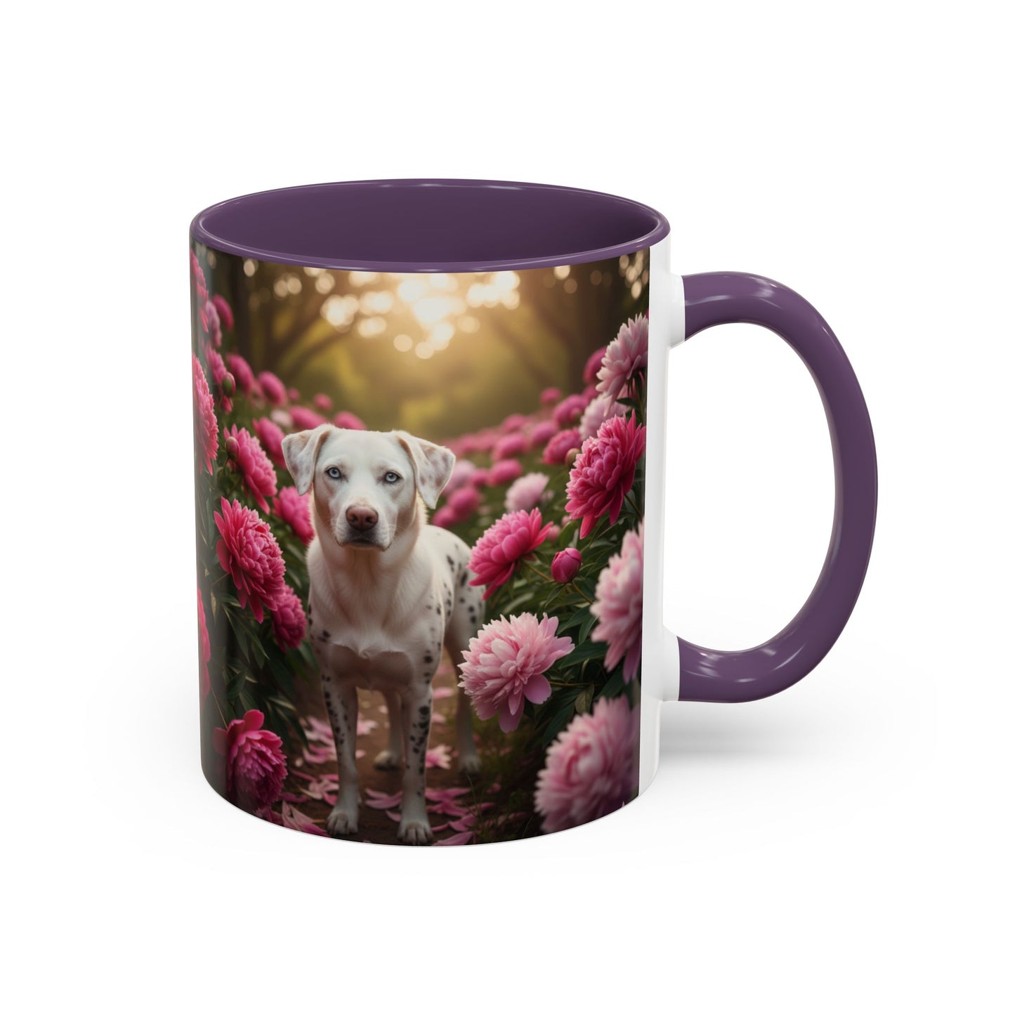 Catahoula Leopard Dog Accent Mug – Ceramic Coffee Cup