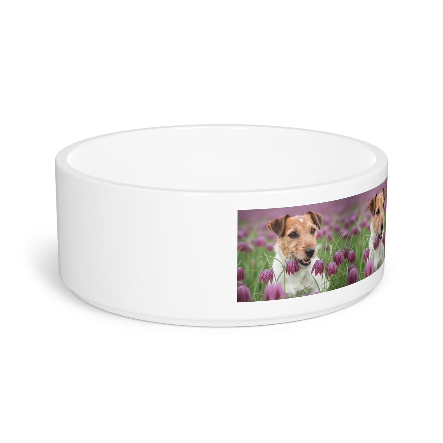 Russell Terrier Pet Bowl – Ceramic Dog Bowl