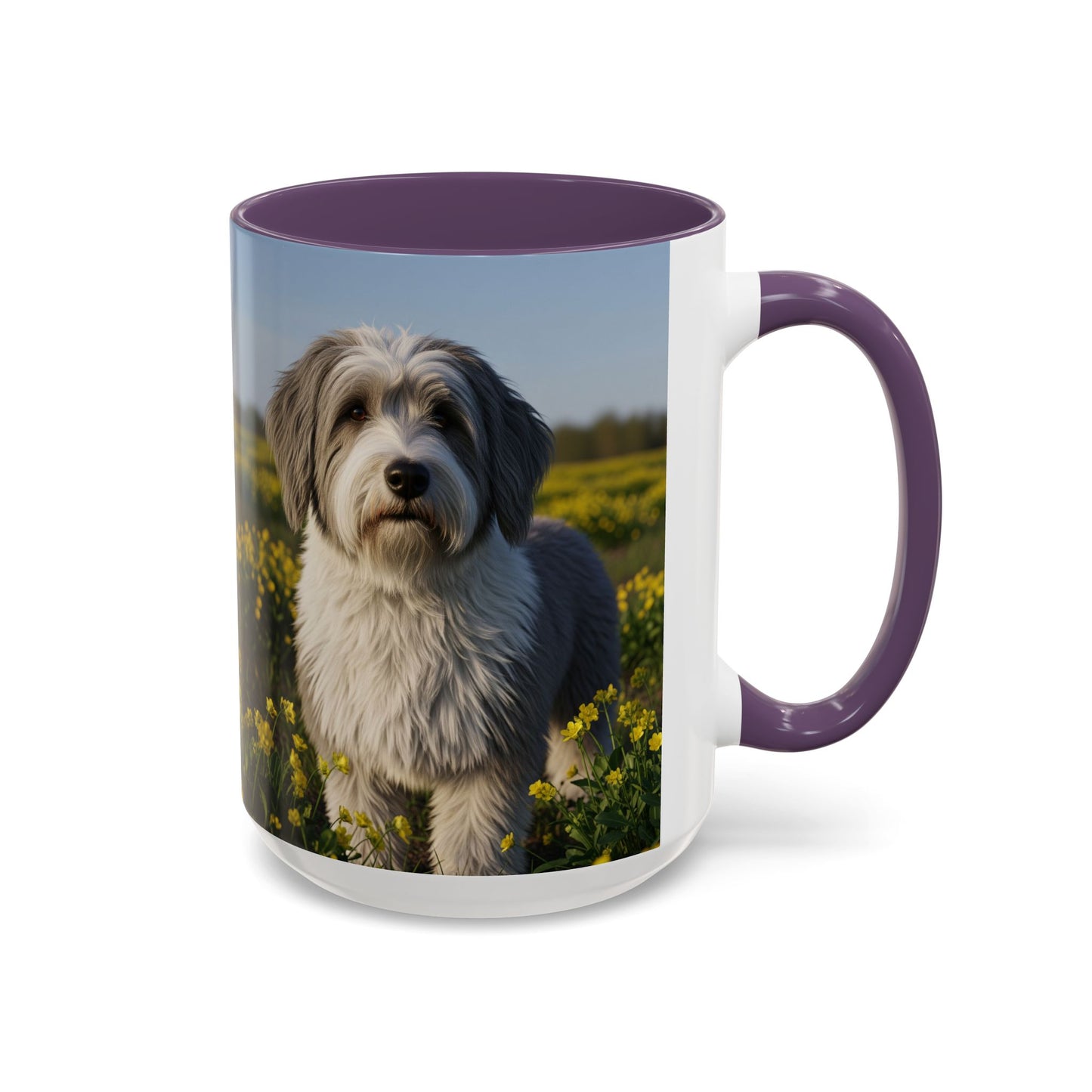 Taza de café con diseño de perro pastor polaco de las tierras bajas: el regalo perfecto para los amantes de los perros.