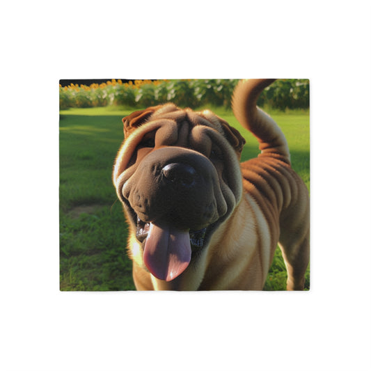 Shar Pei Sweatshirt Blanket