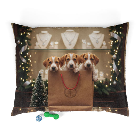 Cute Puppies in Gift Bag Dog Bed