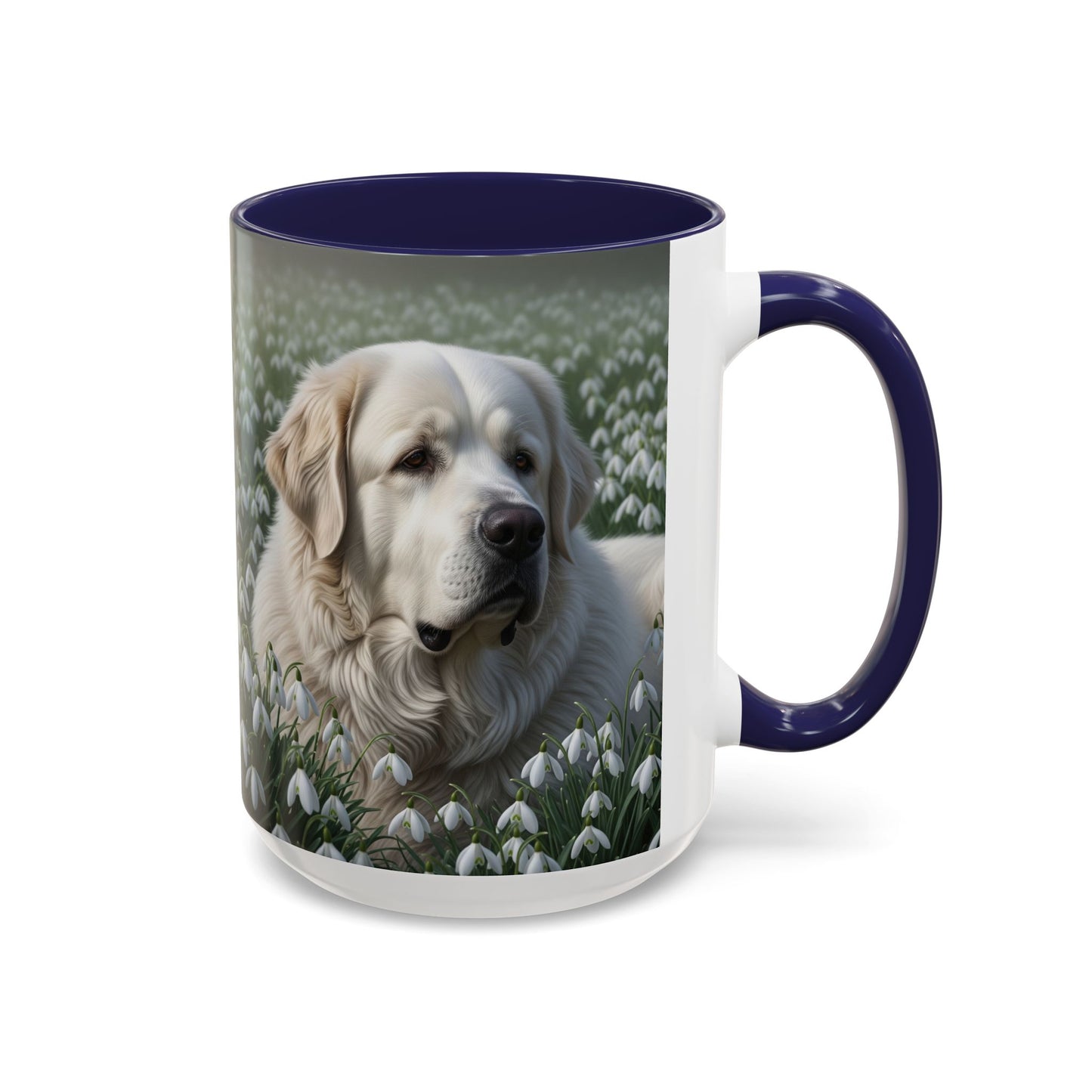 Mug à café avec motif de mastiff des Pyrénées - Cadeau idéal pour les amoureux des chiens