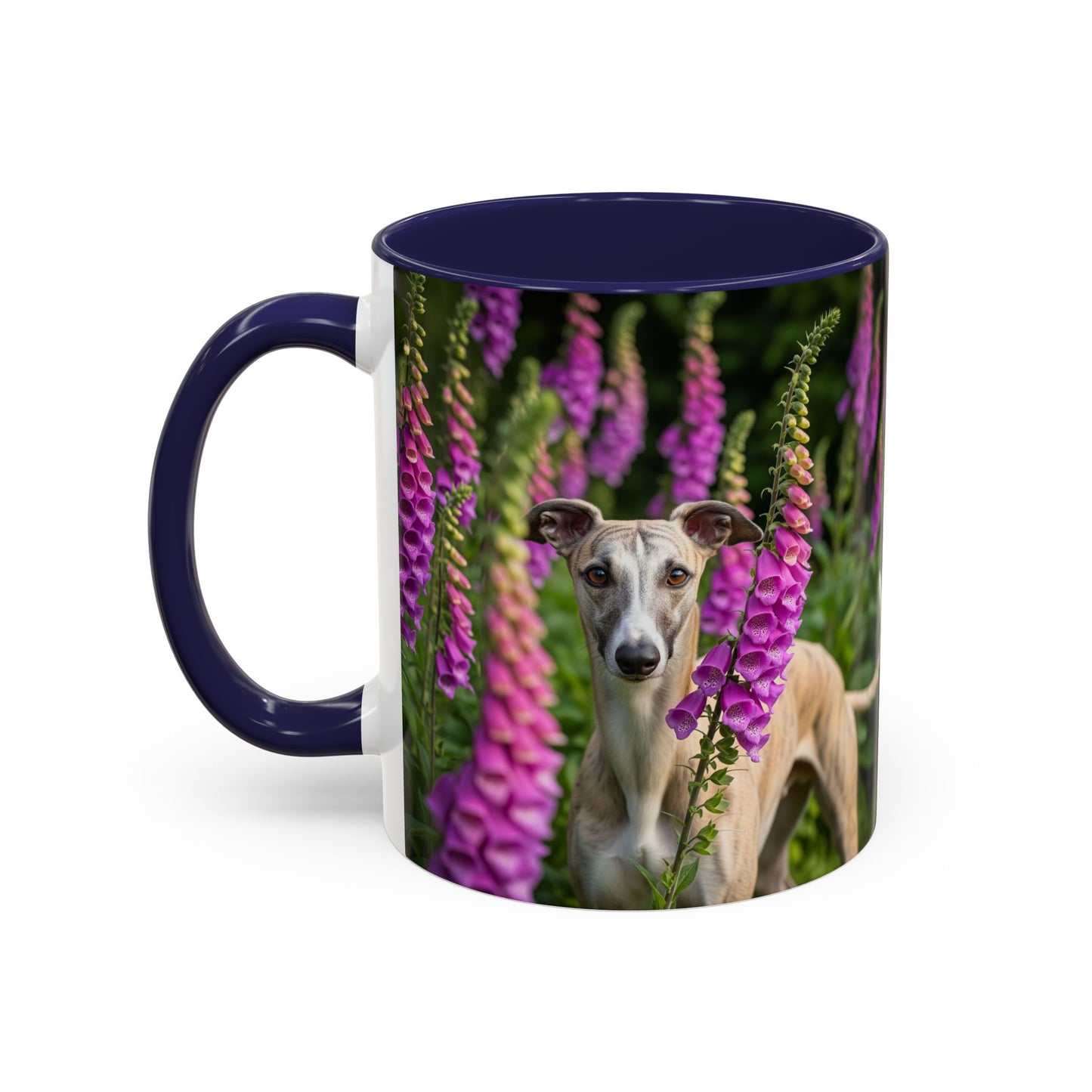 Whippet Accent Coffee Mug - Perfect Gift for Dog Lovers