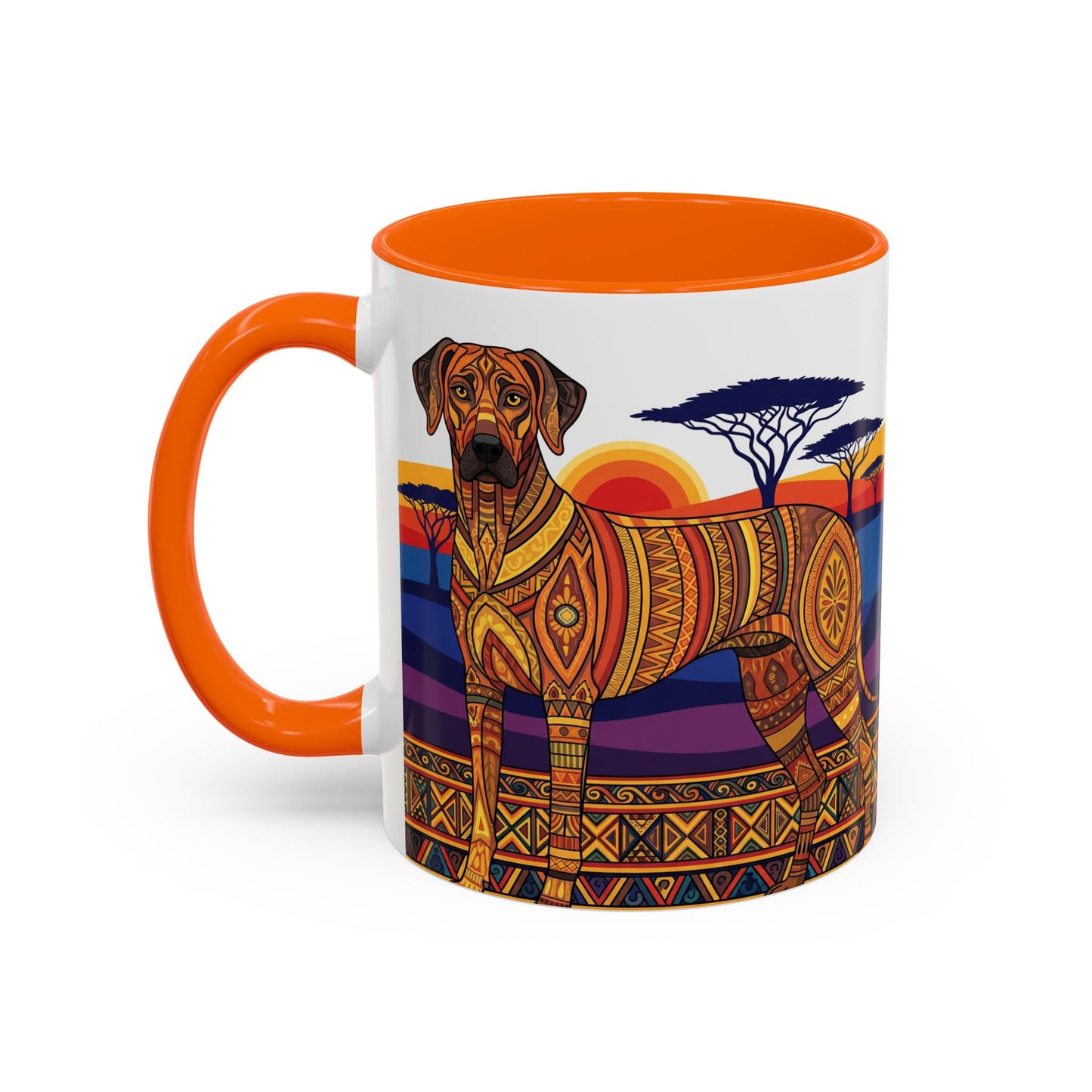 Taza de café con diseño de Rhodesian Ridgeback: el regalo perfecto para los amantes de los perros.