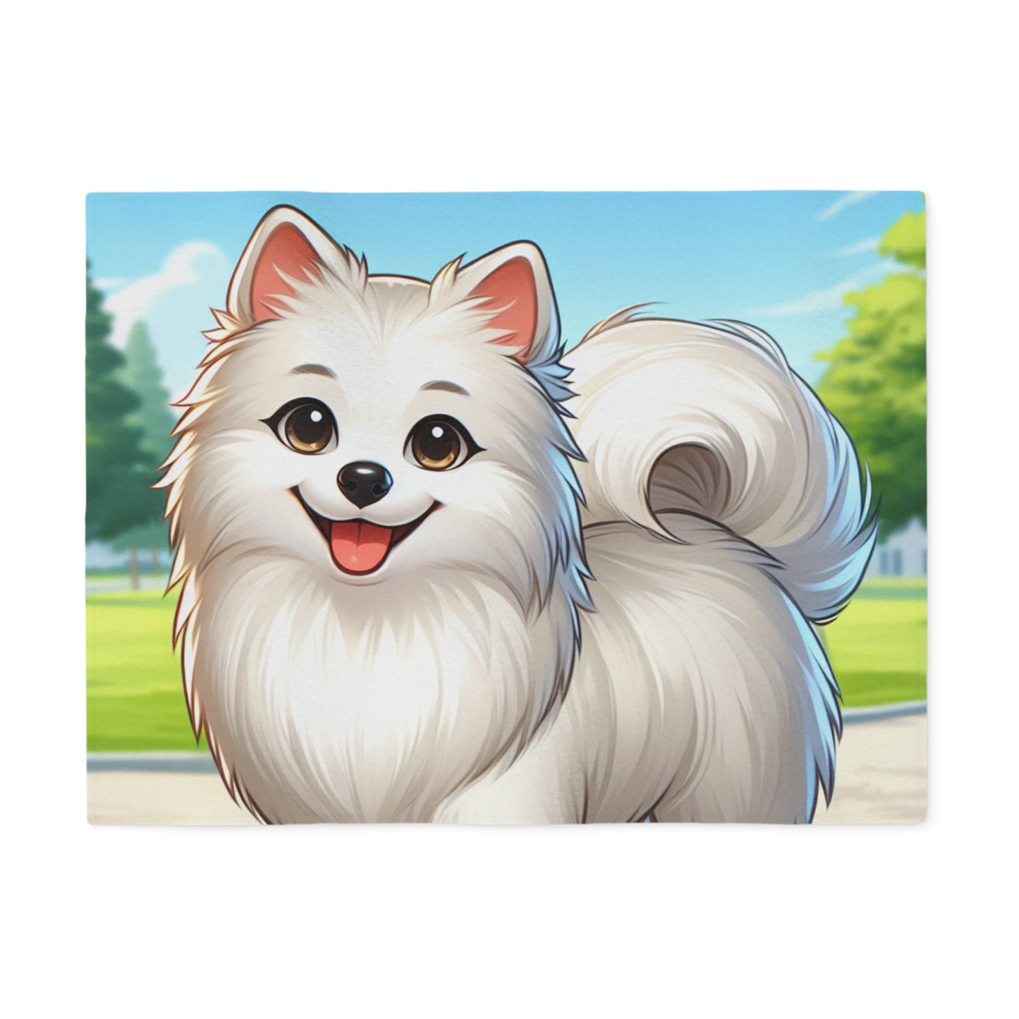 Indian Spitz Sweatshirt Blanket