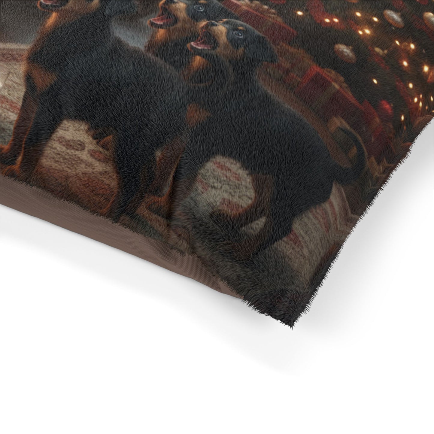 Holiday Fireplace Whoopsie Pet Bed