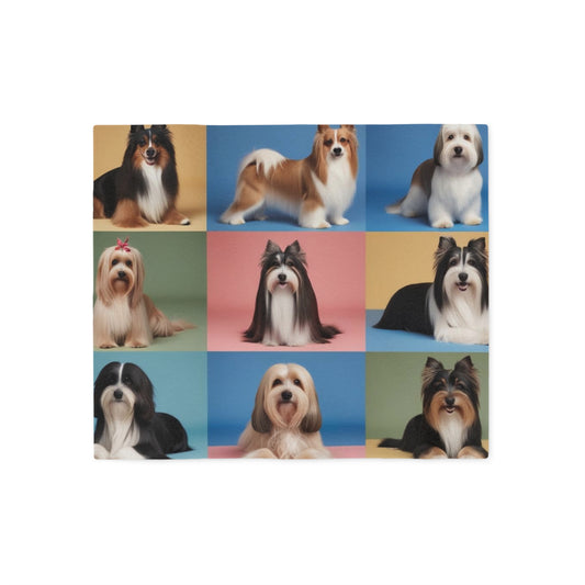 Pastel Dogs Sweatshirt Blanket