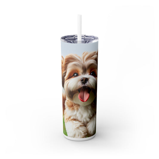 Lhasalier Tumbler with Straw, 20oz