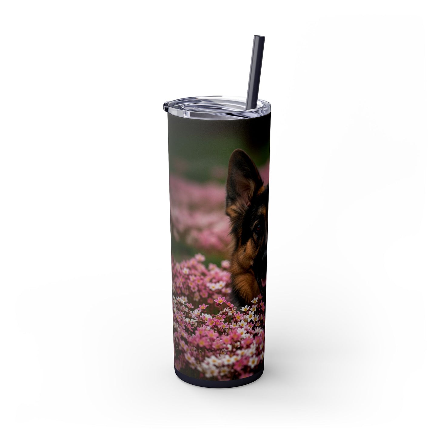 German Shepherd Tumbler with Straw, 20oz