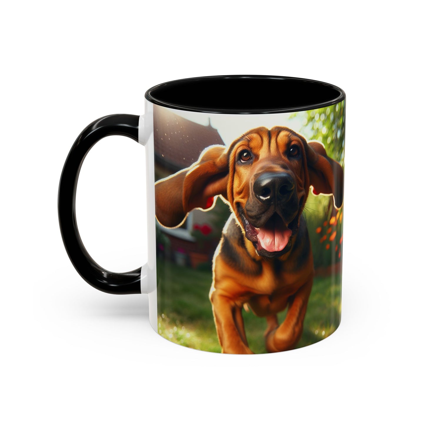 Bloodhound Accent Coffee Mug - Perfect Gift for Dog Lovers