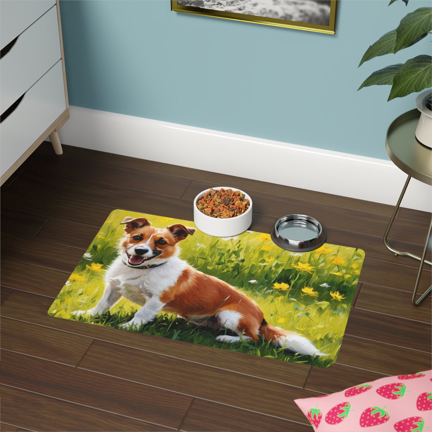 Pet Food Mat (12x18) - Fox Terrier