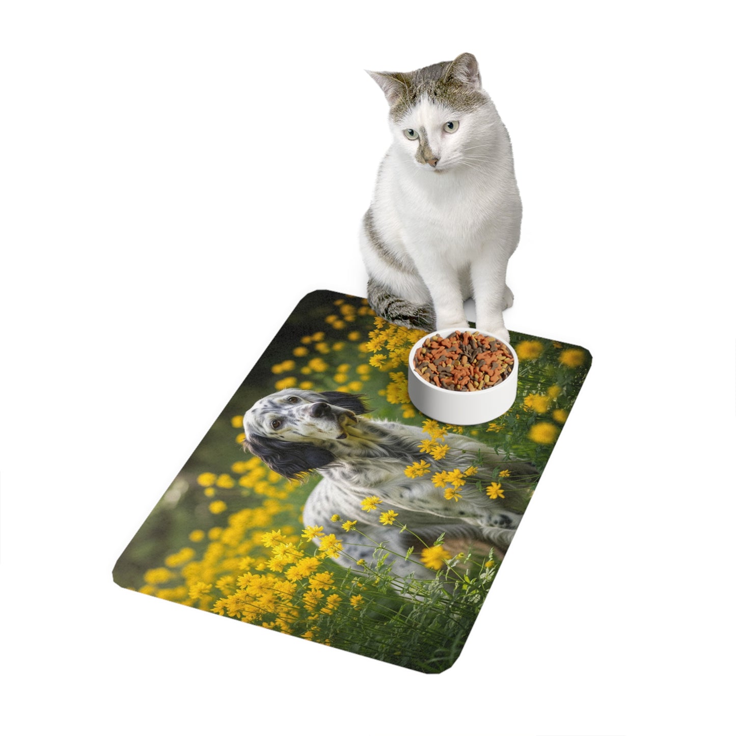 Pet Food Mat (12x18) - English Setter
