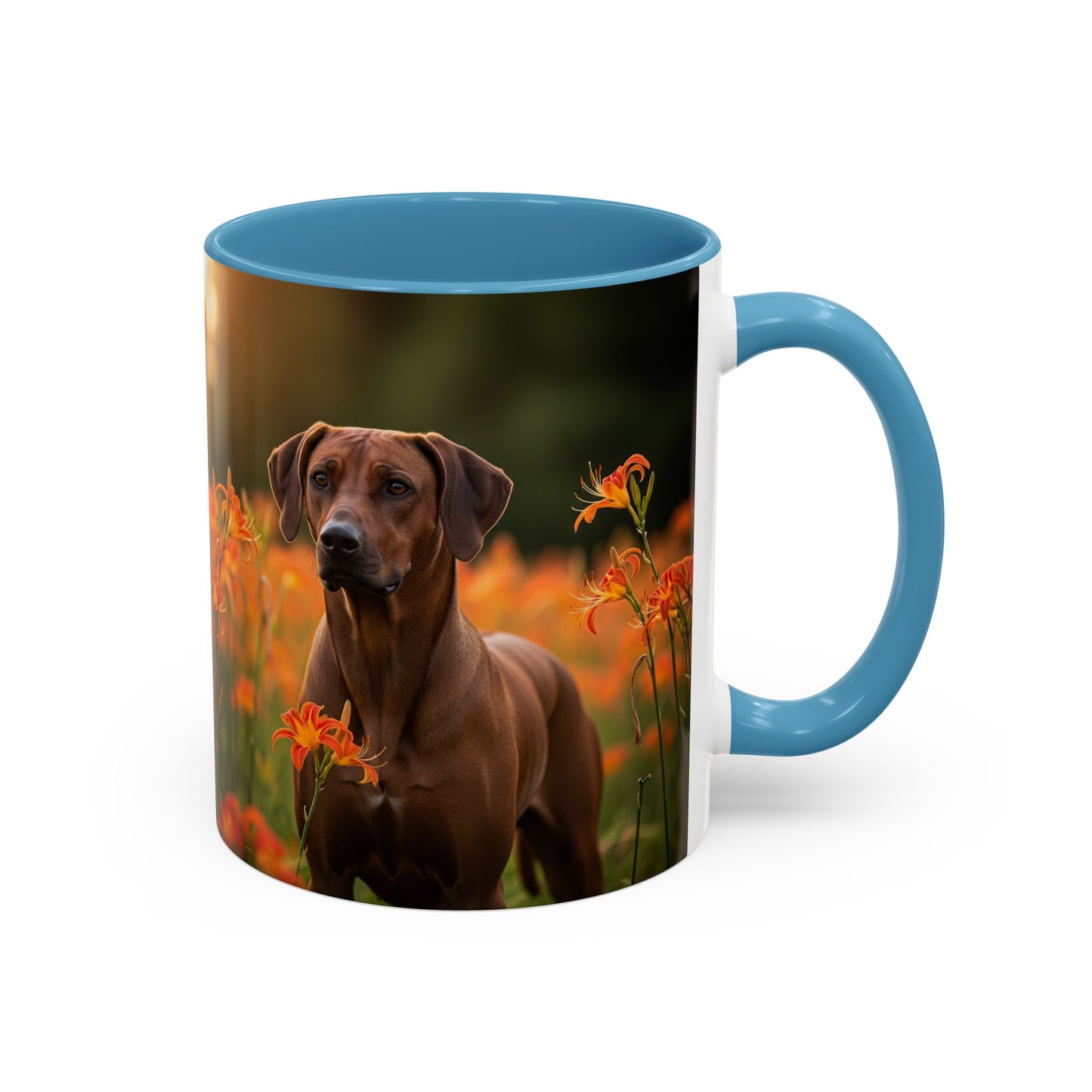 Taza de café con diseño de Rhodesian Ridgeback: el regalo perfecto para los amantes de los perros.
