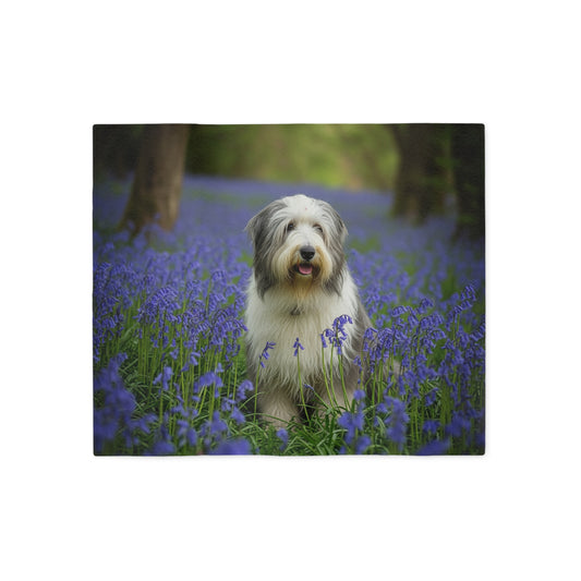 Bearded Collie Sweatshirt Blanket
