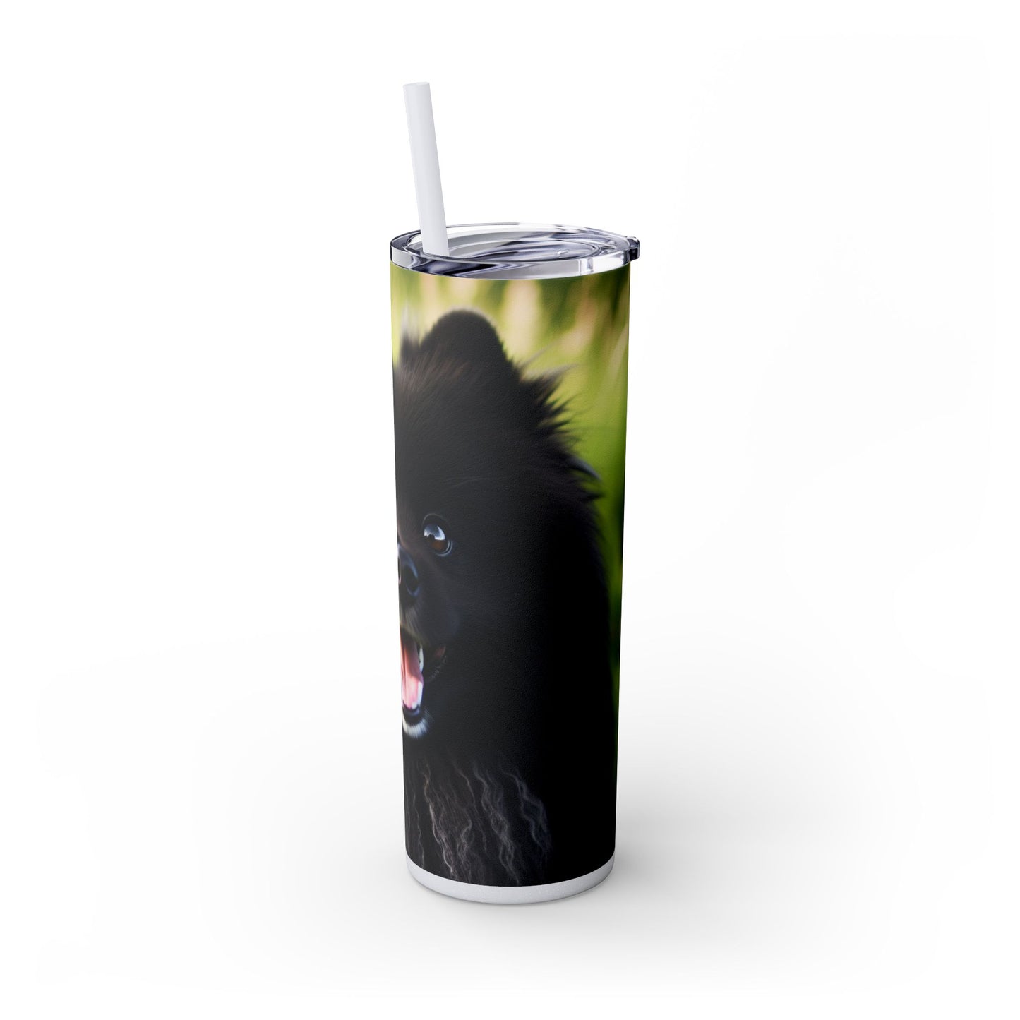 Swedish Lapphund Skinny Tumbler with Straw, 20oz