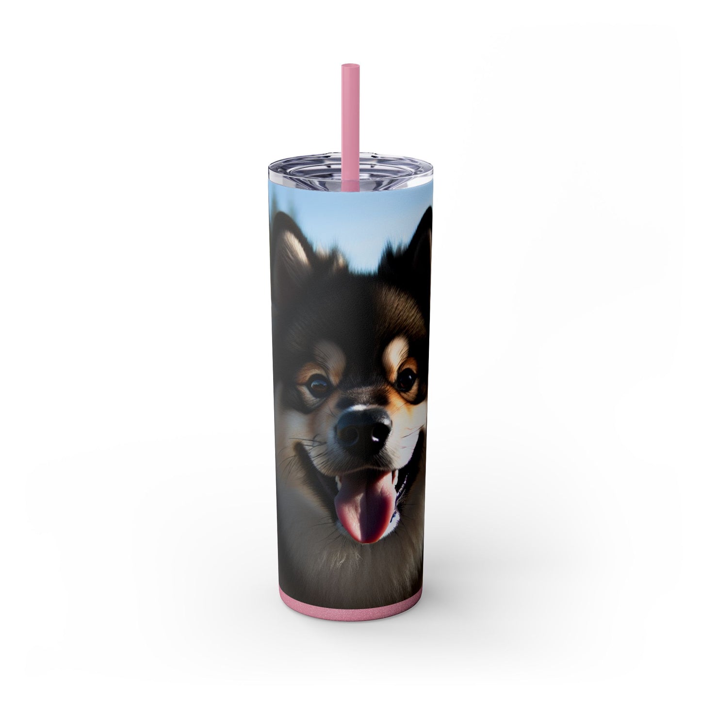 Norwegian Buhund Tumbler with Straw, 20oz
