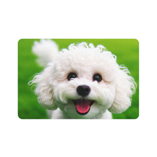 Pet Food Mat (12x18) - Bichonpoo