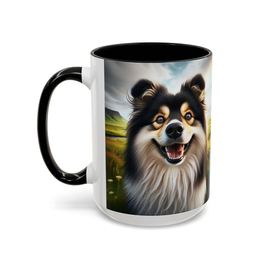 Icelandic Sheepdog Accent Coffee Mug - Perfect Gift for Dog Lovers