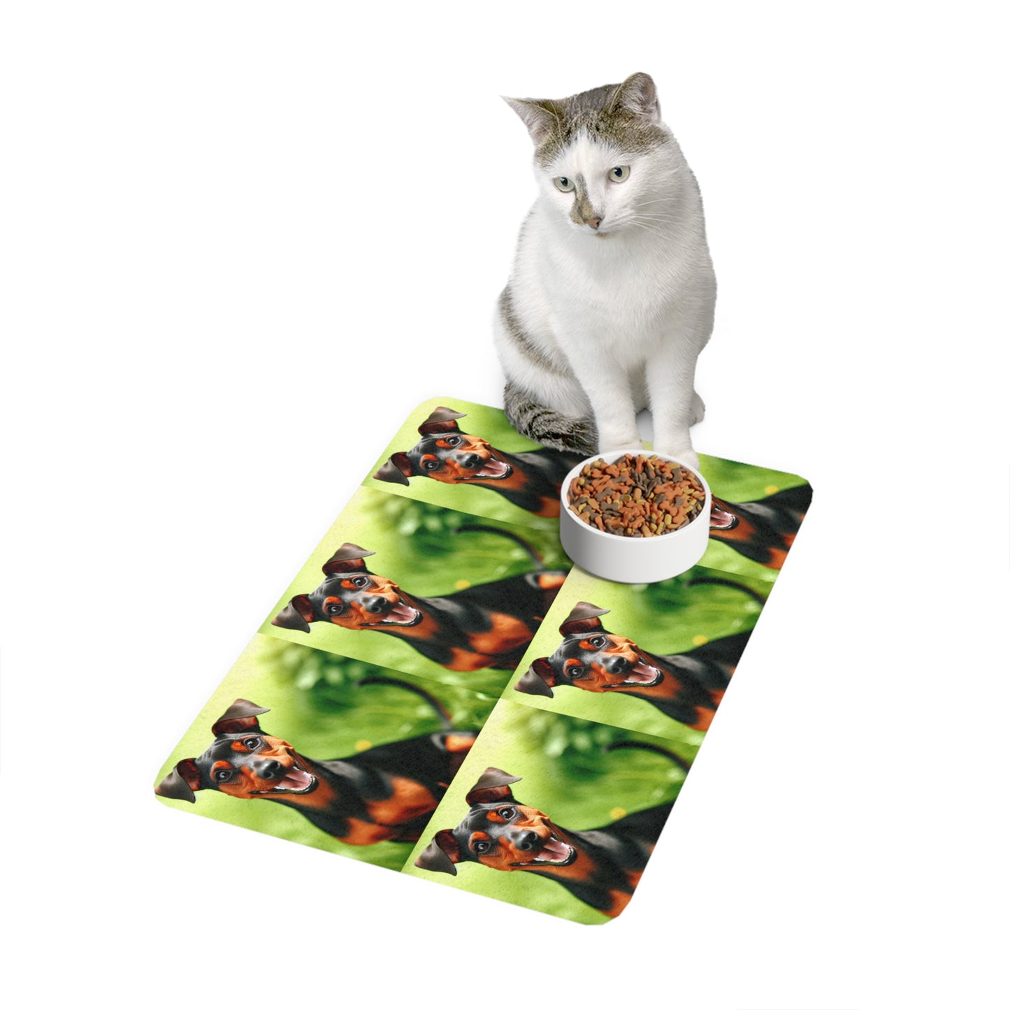 Pet Food Mat (12x18) - German Pinscher