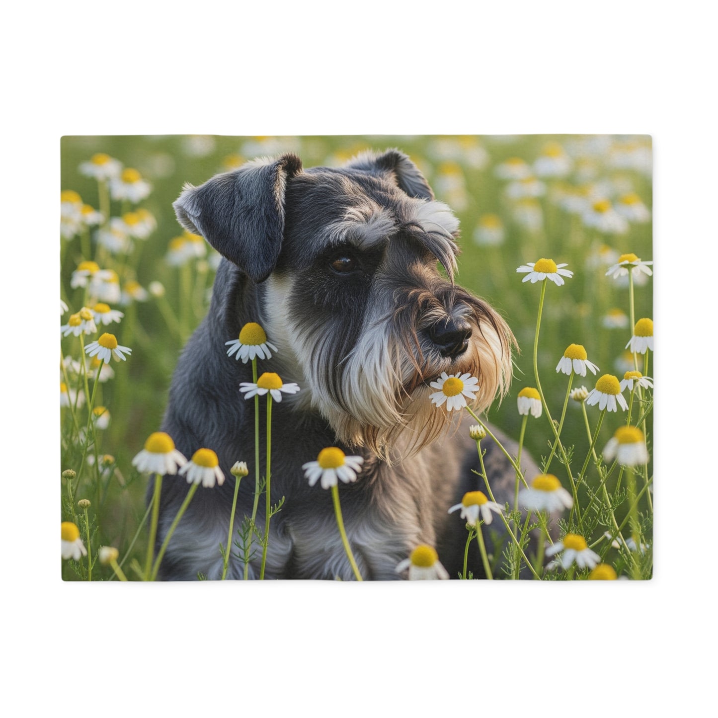 Miniature Schnauzer Sweatshirt Blanket