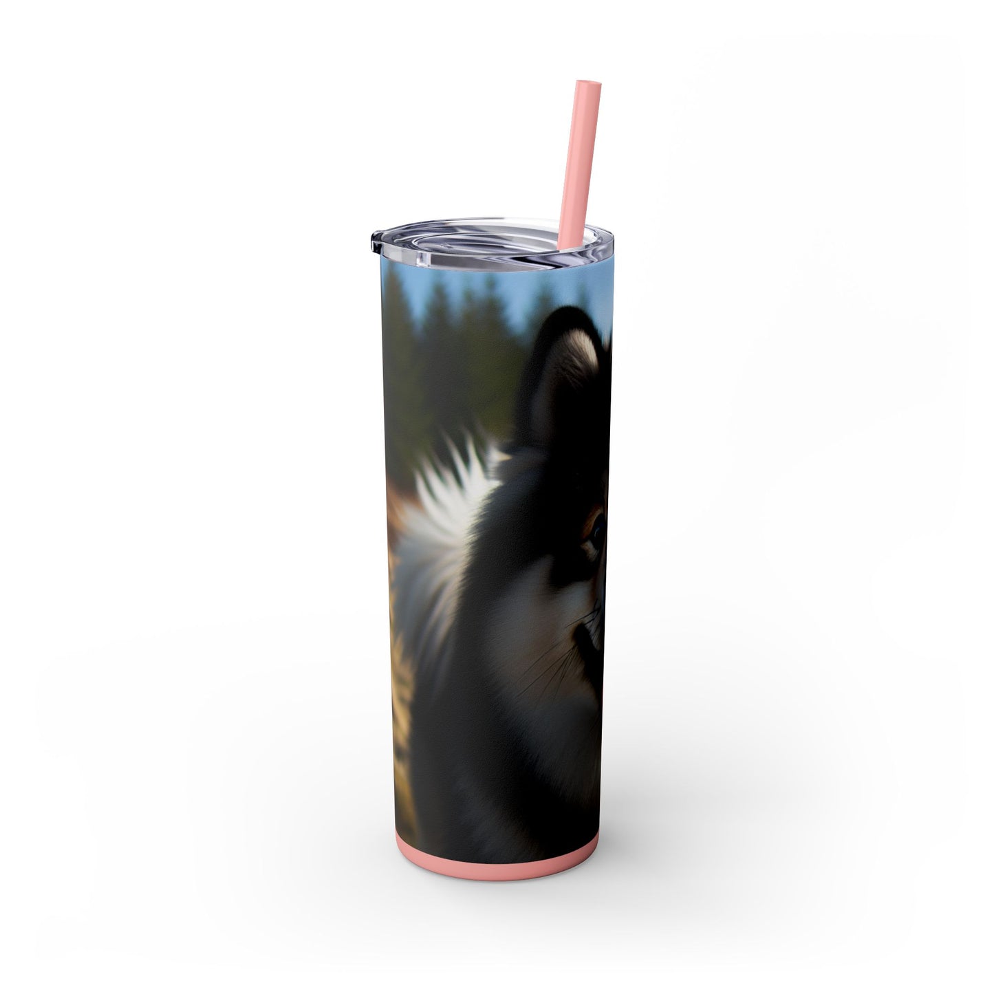 Norwegian Buhund Tumbler with Straw, 20oz
