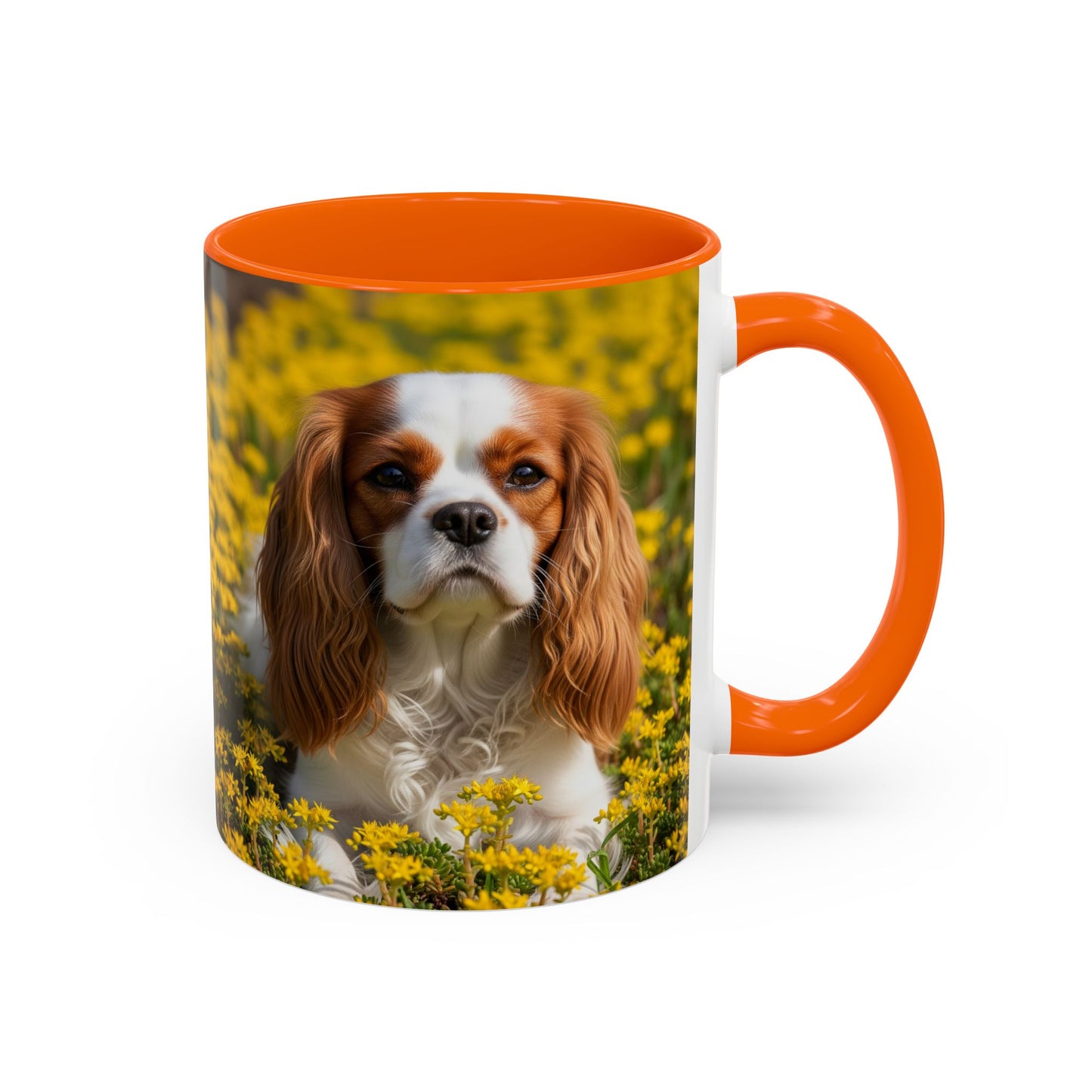 Cavalier King Charles Spaniel Accent Coffee Mug - Perfect Gift for Dog Lovers