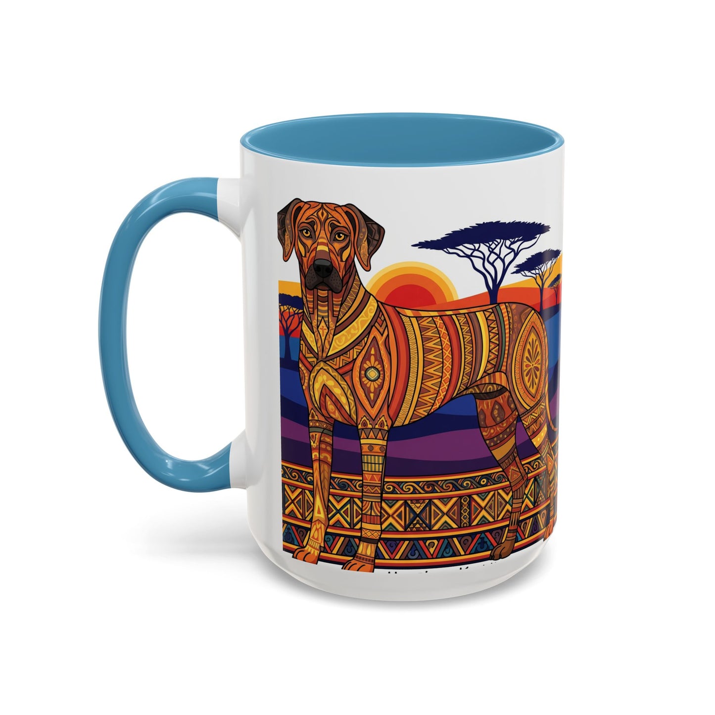 Taza de café con diseño de Rhodesian Ridgeback: el regalo perfecto para los amantes de los perros.