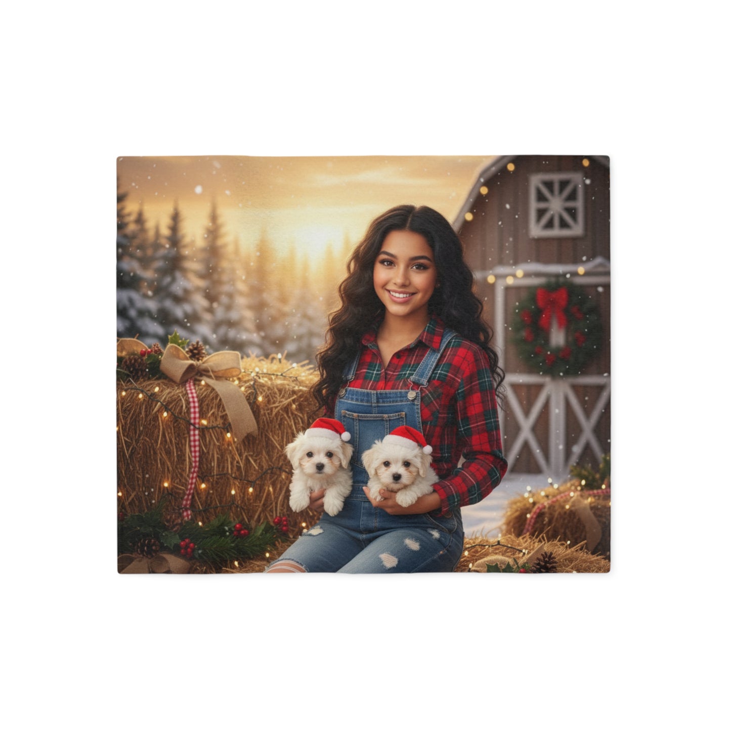 Holiday Farmhouse Blanket